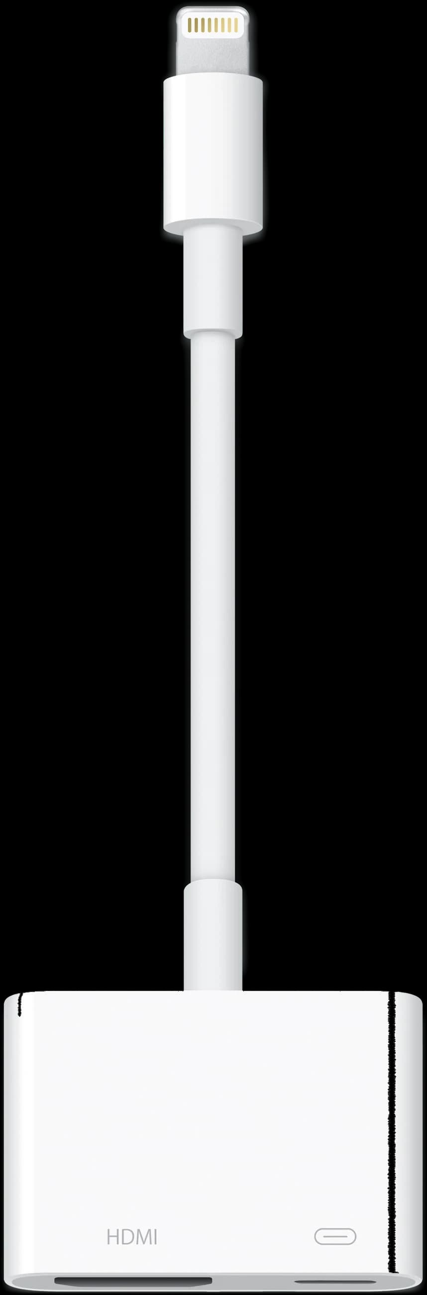 Adaptador Lightning a AV digital en Blanco