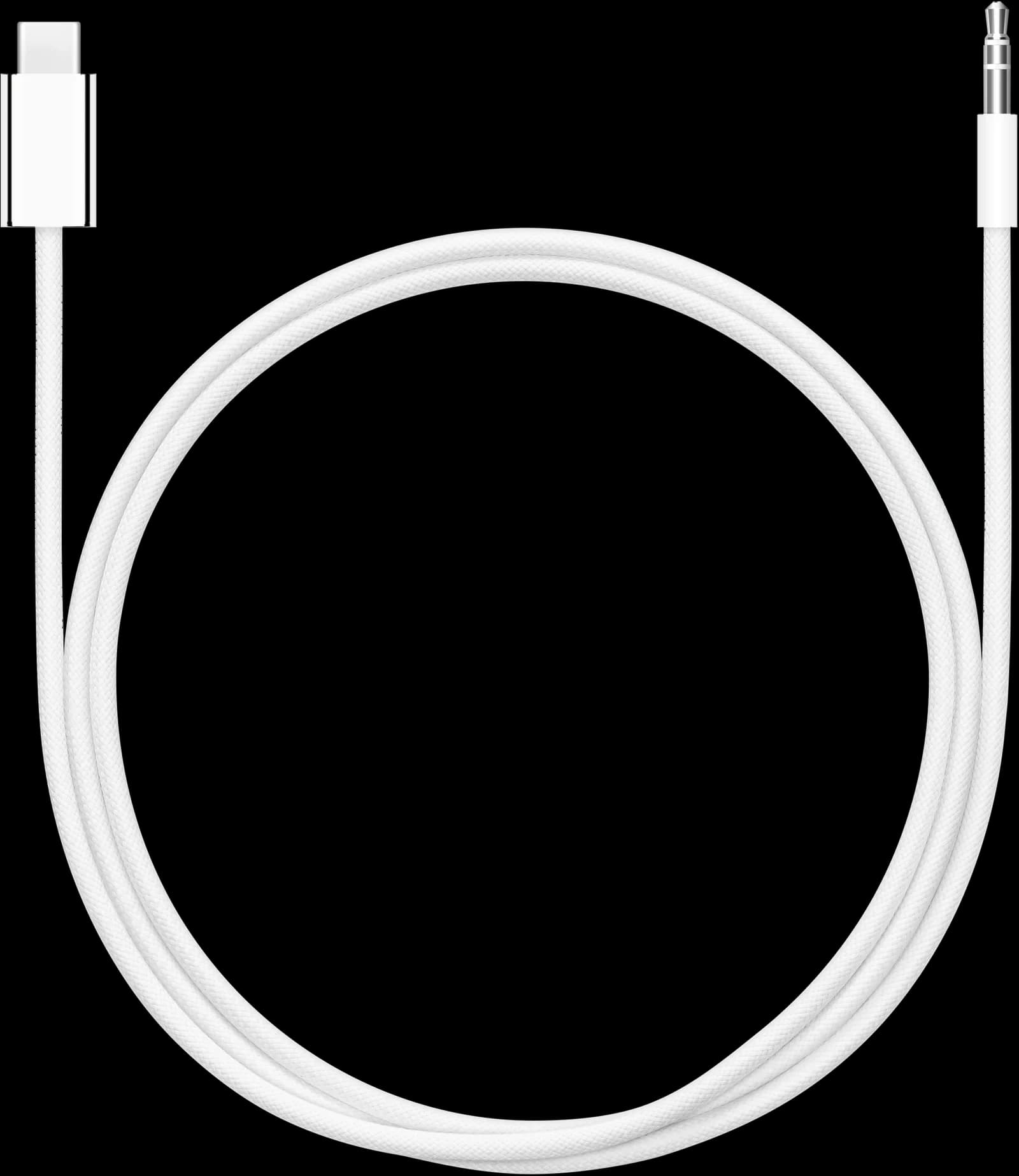 Cable de USB‑C a conector de audio de 3,5 mm (1,2 m) en Blanco