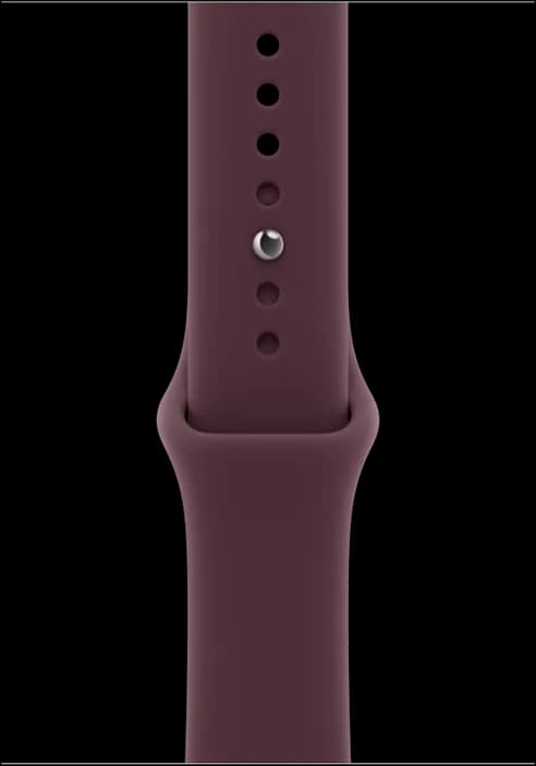 Correa deportiva (Sport Band) para Apple Watch en Borgoña