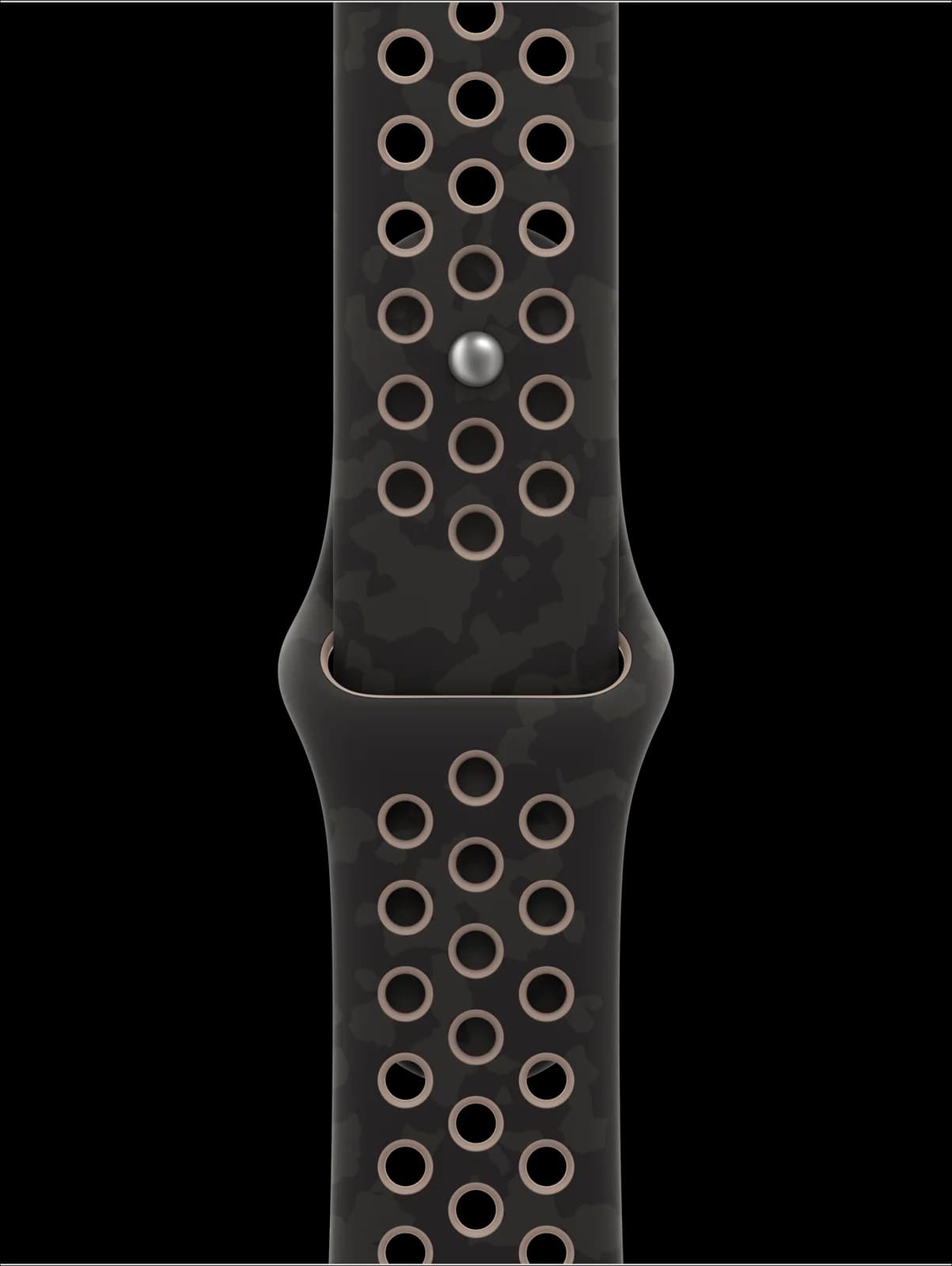 Correa deportiva Nike para Apple Watch en Negro After Dark