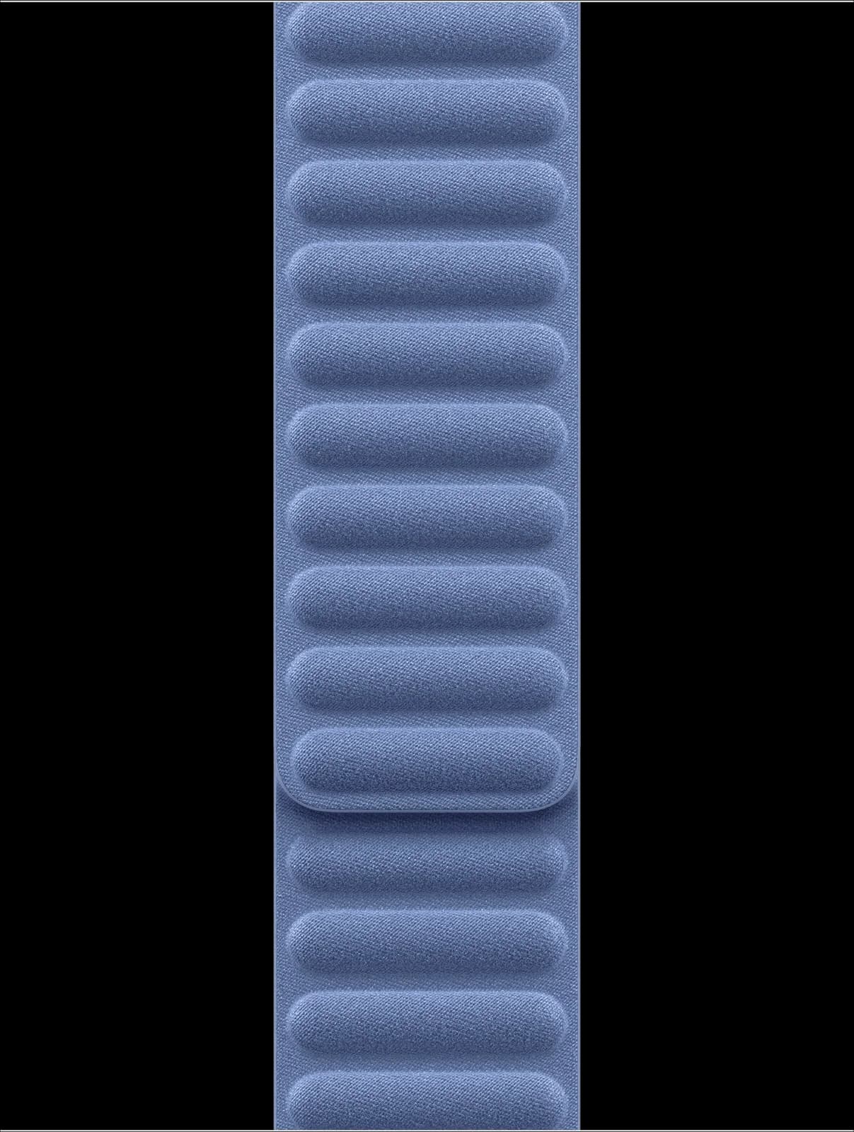 Correa de eslabones magnéticos (Magnetic Link) para Apple Watch en Azul flores silvestres