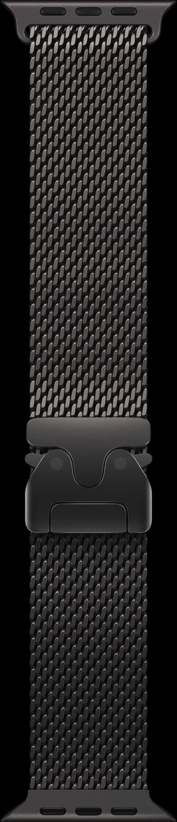 Correa de malla milanesa de titanio para Apple Watch Ultra en Negro