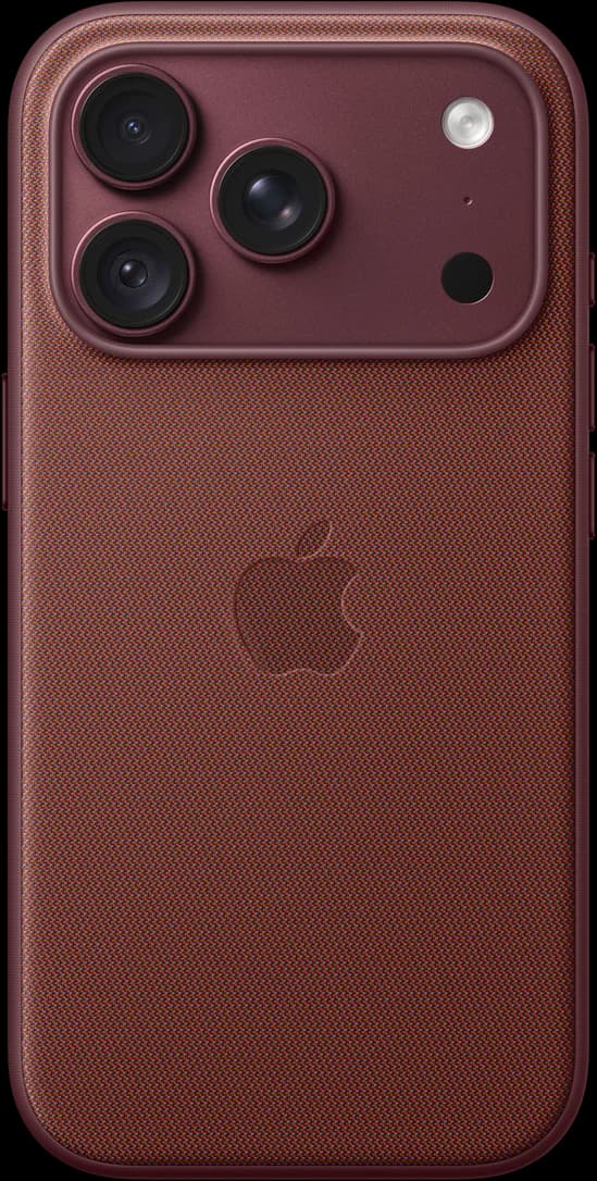 Funda TechWoven con MagSafe para iPhone 18 Pro y 18 Pro Max en Borgoña