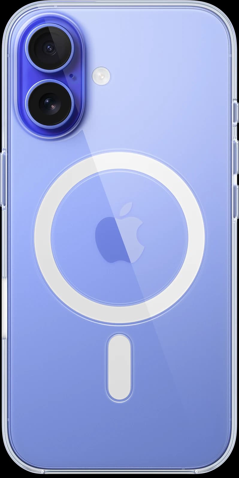 Funda transparente con MagSafe para iPhone 16 en Transparente