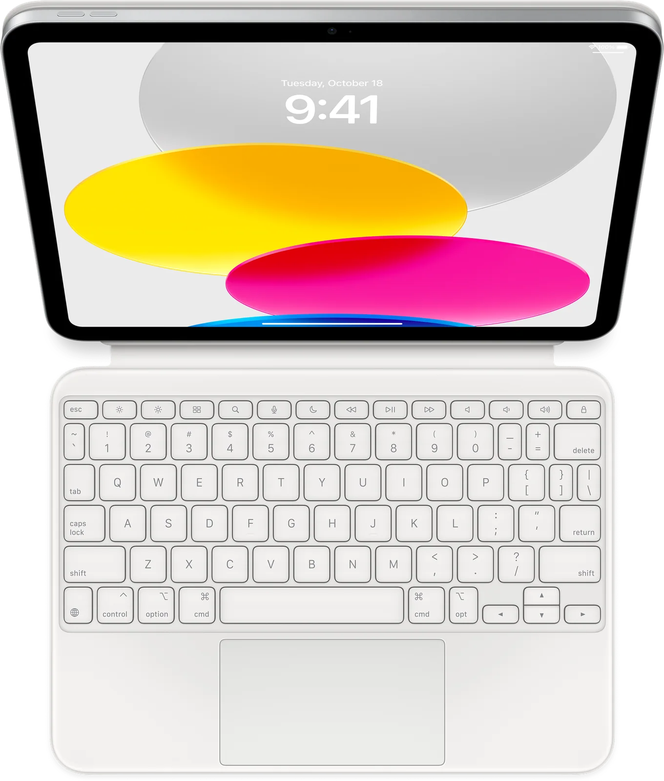 Magic Keyboard Folio para iPad (A16) en Blanco