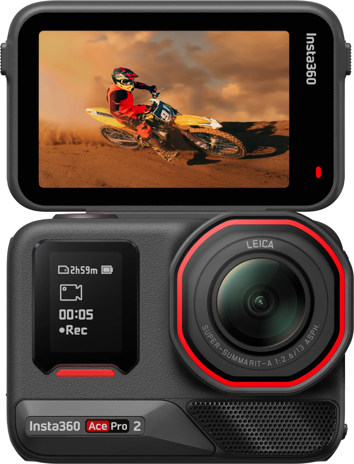 Insta360 Ace Pro 2: pantalla desplegada