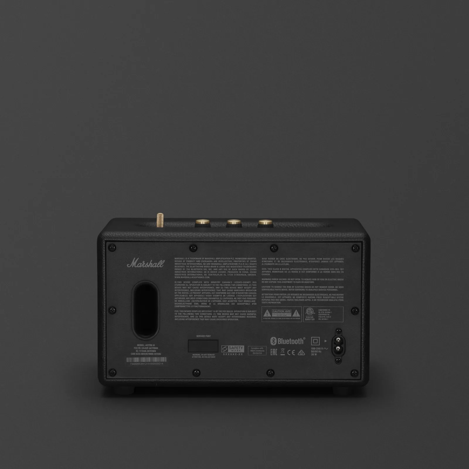 Acton III — fotografía oficial Marshall