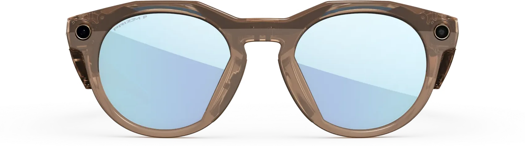 Oakley Meta HSTN en Café ahumado, lentes Prizm Deep Water polarizados