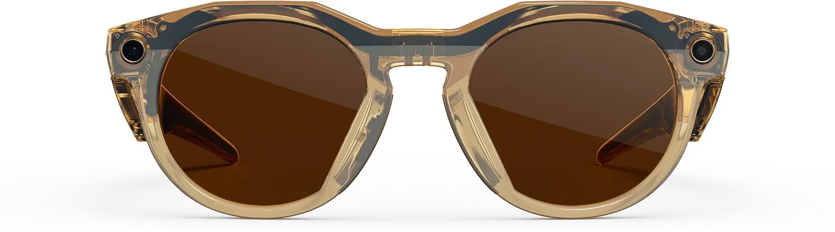 Oakley Meta HSTN en Curry claro, lentes transparentes a café Transitions