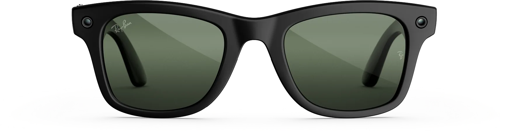 Ray-Ban Meta (Gen 3) Wayfarer en Negro mate, lentes Transitions verde grafito