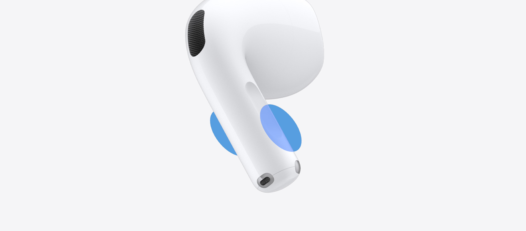 Parte inferior de los AirPods 5