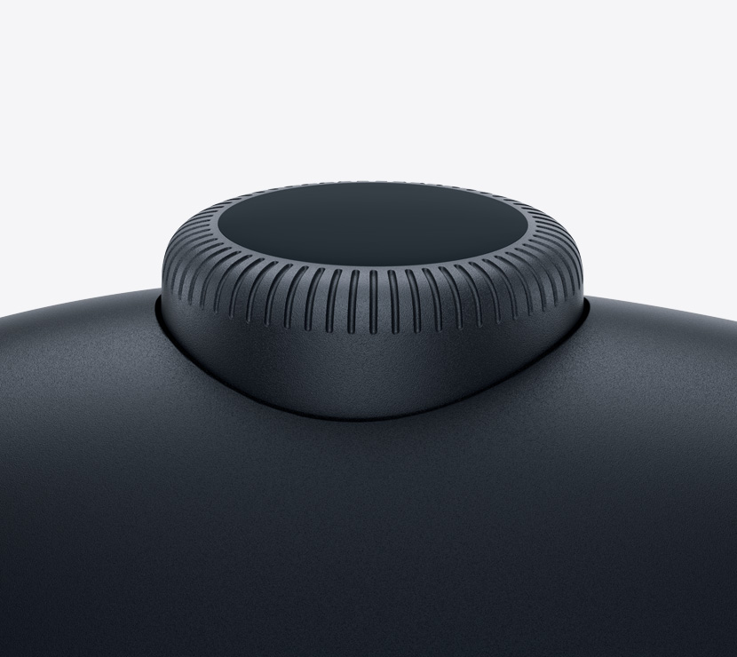 Audífonos AirPods Max 2, color medianoche, detalle de la Digital Crown