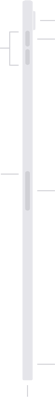 Diagrama lateral del iPad Air