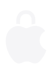 Un logo de Apple con forma de candado abierto se cierra para destacar la protección de la privacidad