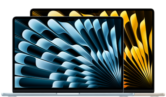 MacBook Air de 13 pulgadas y de 15 pulgadas